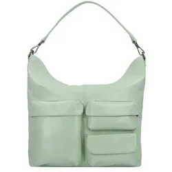 Liebeskind Schultertasche Leder 36 cm  grün