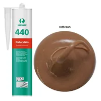 Ramsauer Dichtstoff Ramsauer 440 Naturstein Silikon Dichtstoff 310ml Kartusche,
