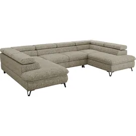 MKS Meble Ecksofa PABLO U 3-Sitzer Beige