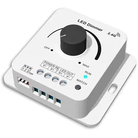 ISOLED Sys-Pro Funk Multi-PWM Drehdimmer, 3s Soft-On/Soft-Off, 1 Kanal, 12-24V DC 8A, 36-48V DC 6A