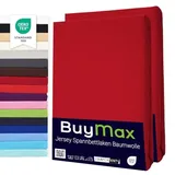 Buymax Spannbettlaken 60x120 70x140 80x200 90x200 100x200 120x200 140x200 160x200 180x200 200x200 Baumwolle Bettlaken Jersey