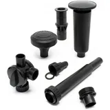 Wiltec SunSun Springbrunnenaufsatz für JTP-Serie 1400R-4000R, Ersatzteil für Springbrunnenpumpe Teichpumpe, Gartenteich mit Springbrunnen