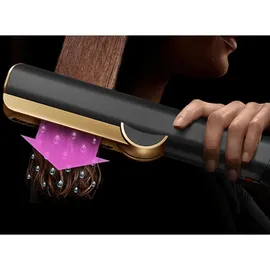 Dyson Airstrait onyx-black/gold