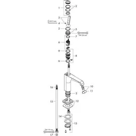 Hansgrohe Citterio E Einhandmischer Brushed Bronze