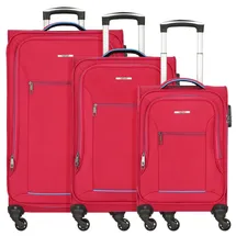 nowi Sevilla Koffer-Set 3-tlg. polyester blau/rosa