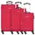 nowi Sevilla Koffer-Set 3-tlg. polyester blau/rosa