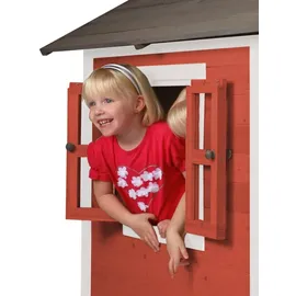 Axi Spielhaus Lodge XL Rot Holz