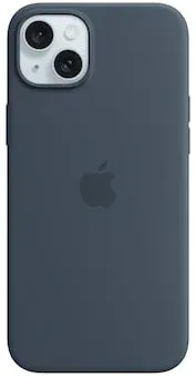 Apple Original iPhone 15 Plus Silicone Case mit MagSafe - Sturmblau