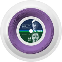 Yonex Tennissaite Poly Tour Rev (Polyester/achteckig) violett 200m Rolle
