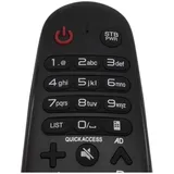 azurano Fernbedienung Magic Remote AN-MR650A, AKB75075301 für 2017 LG Smart TV mit Sprachsteuerung, Mausfunktion, Direktasten für Netflix & Amazo... - Schwarz
