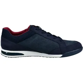 Bugatti Herren-Schnürhalbschuh Trevor Blau-Weiß-Rot, Farbe:blau, EU