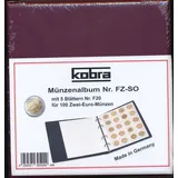 Ringbinder Kobra - 2 Euro Münzalbum ROT