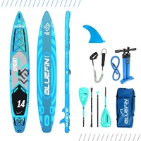 Bluefin SUP 14′ Sprint Carbon Stand Up Paddle Board Kit – Advanced Touring SUP