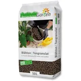 OPPENHÄUSER Blähton 50L: Tongranulat 4 16 mm für Garten, Drainage und Hydrokultur in Pflanztöpfen, Zimmerpflanzen, für innen und außen