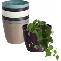 Kadax Blumentopf aus Kunststoff, Pflanztopf, runder Topf, 15 cm,