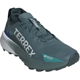 adidas terrex Agravic GTX Herren grün, Größe 47 1⁄3 - Terrex Trailrunning Schuh preloved teal -