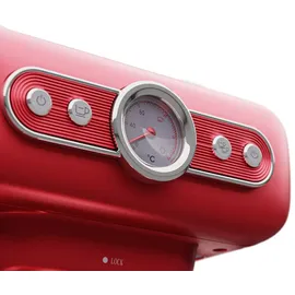 Klarstein Espressionata Evo 1,2L rot mit Milchaufschäumer