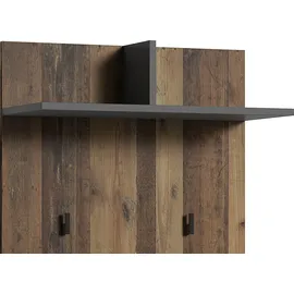 byLIVING Garderobenpaneel Ben 60 x 136 x 27 cm Grau