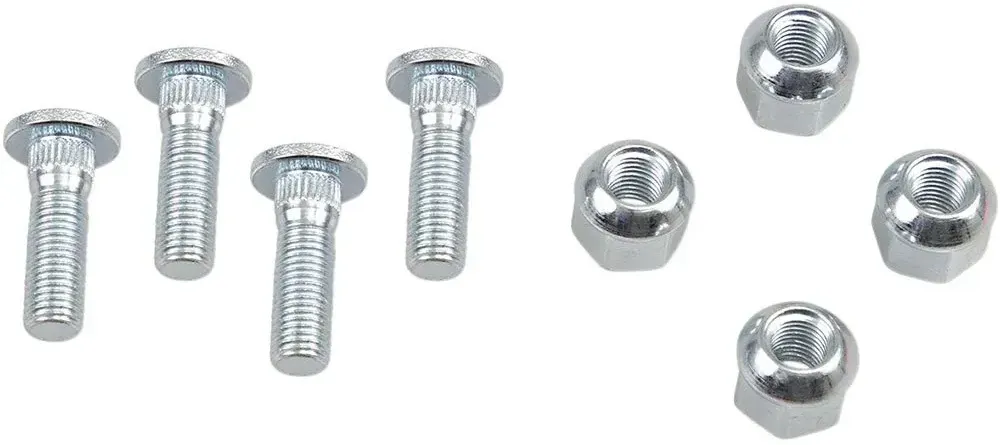 Moose Hard-parts 85-1044 Can-am Renegade 1000 12-17 Muttern-und Bolzen-set Für Vorder-und Hinterrad - Silver - One Size