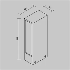 Maytoni Hof LED Landschaftsbeleuchtung 6W Metall IP65 200 lm grau