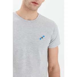 !Solid T-Shirt SOLID "T-Shirt SDThorge", Jungen, Gr. L, grau (light grau melange), Obermaterial: 100% Baumwolle CO., Shirts T-Shirt