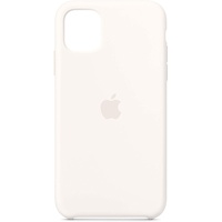 Apple iPhone 11 Silikon Case weiß