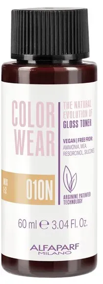 Alfaparf Milano Color Wear Gloss Toner Natural - 010N Soft Lightest Natural Blonde 60ml