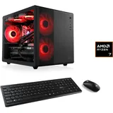 CSL Cube V24231 Desktop-PC AMD Ryzen 7 9700X 4,5 GHz 64 GB RAM 1 TB SSD GeForce RTX 4060 Windows 11 Home