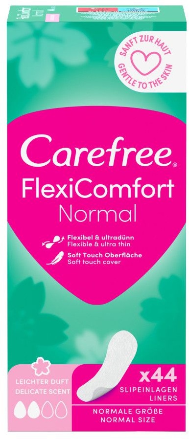 Carefree - Slipeinlagen 'FlexiComfort' Leichter Duft Inkontinenzslip 44 St Frauen
