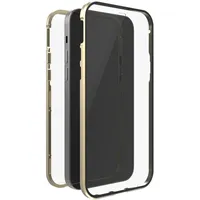 White Diamonds 360° Glass Cover für Apple iPhone 14 (Gold, Transparent)