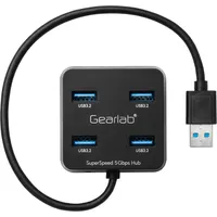 Gearlab GLB235401 USB-A 4 Ports), Dockingstation - USB Hub,