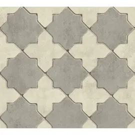 ascreation Geometrische Tapete Grau Vliestapete 374215 374215