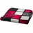 Antigua Kuscheldecke 150 x 200 cm Rot/Bordeaux/Schwarz/Weiß