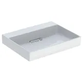 Geberit ONE Waschtisch Abgang horizontal, 60cm, ohne Hahnloch weiß/KeraTect 505033001