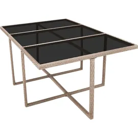 vidaXL Garten-Essgruppe 11-tlg. beige 42557