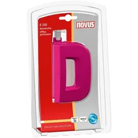 Novus Locher E 210 fresh, bis 10 Blatt fresh pink