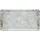 VAN WELL "Platte Korfu, rechteckig, 6 Stück", grau, B:13cm H:1,5cm L:24cm, Porzellan, Servierplatten,