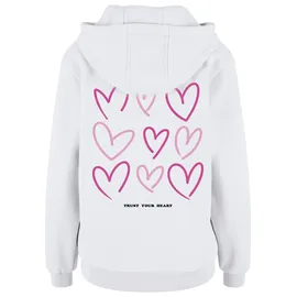miss tee Always Trust Your Heart Hoodie Weiß S