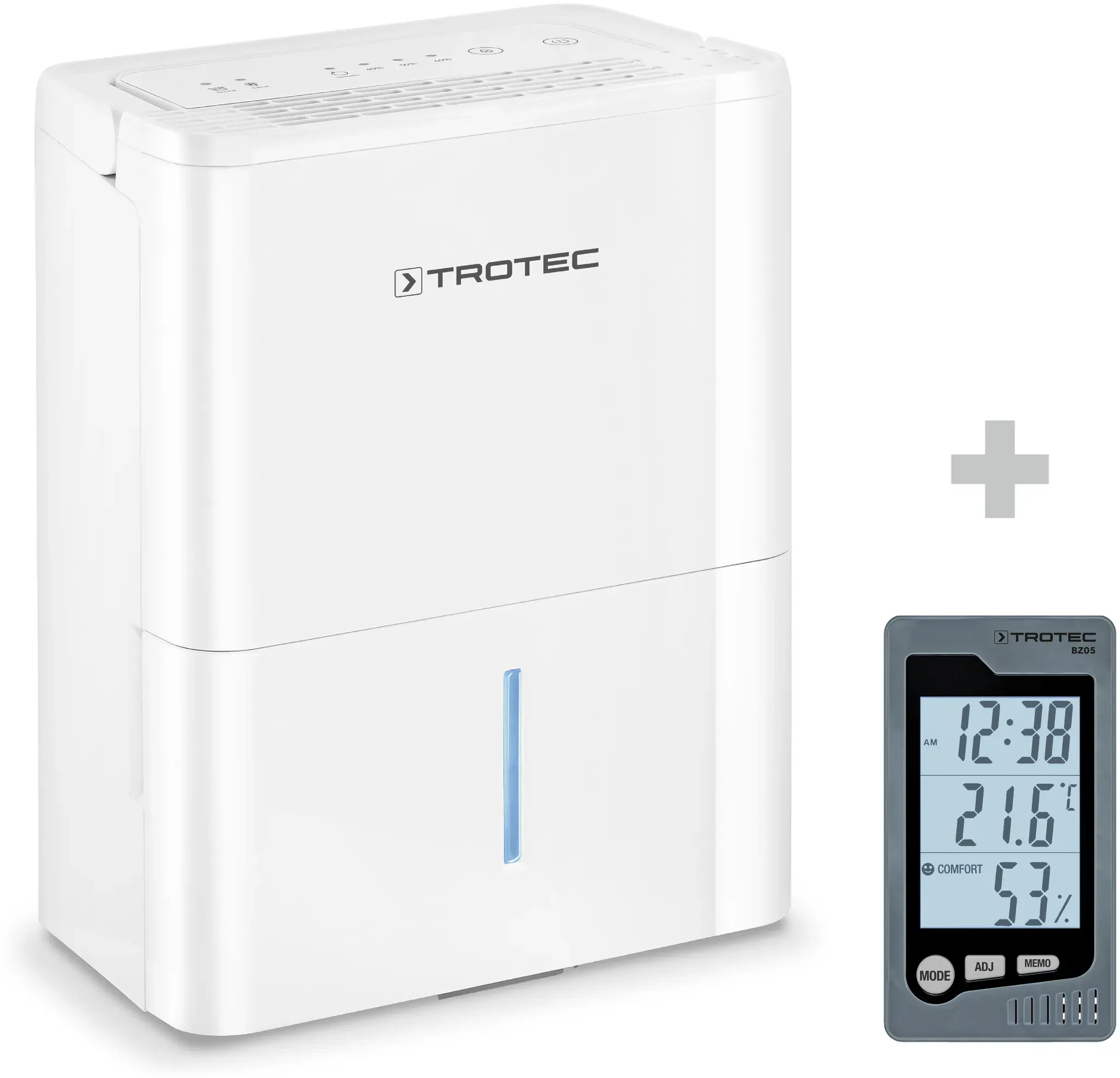 Trotec Luchtontvochtiger TTK 32 E + Ruimte-thermohygrometer BZ05