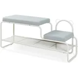 [en.casa] Jässaatka 100 x 32 x 46 cm grau / grau