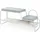 [en.casa] Jässaatka 100 x 32 x 46 cm grau / grau