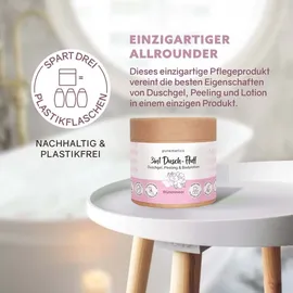 Puremetics 3in1 Dusch-Fluff Blütenmeer Peeling 250 g
