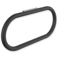 Hewi Serie 480 Handtuchring 480.09.00260DC schwenkbar, pulverbeschichtet, schwarz matt