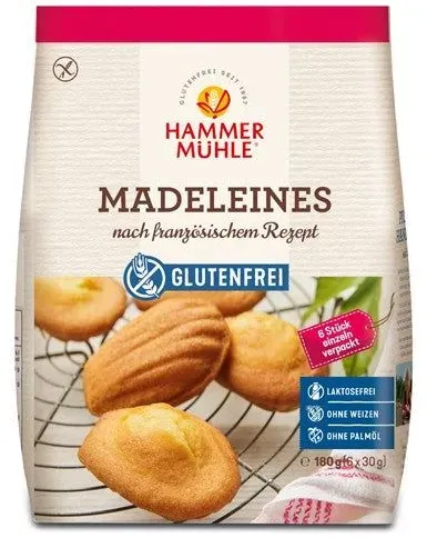 Hammermühle Madeleines glutenfrei 180 g