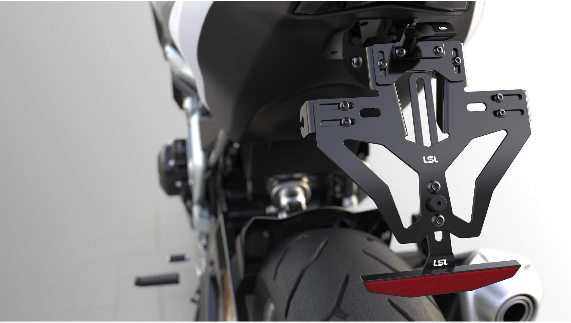 LSL MANTIS-RS PRO voor Kawasaki Z 900 RS, incl. kentekenverlichting, zwart