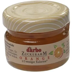 darbo 60er-Pack Konfitüre »Zuckerarm Orange« 28 g orange