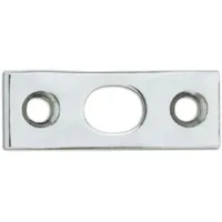 STRENGER Türkantriegel-Schließblech Oval 40 x 15 x 2 mm