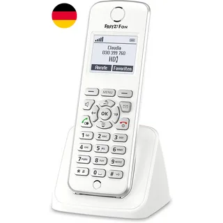 Fritz!Fon M2 Dect-Komforttelefon (Für FRITZ Box Monochromes Display, Hd-Telefoni