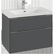 Villeroy & Boch Subway 3.0 Waschbeckenunterschrank, 2 Auszüge, 772x576x478mm, C57401AF, Farbe: Front/Korpus: Soft Green,