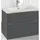 Villeroy & Boch Subway 3.0 Waschbeckenunterschrank, 2 Auszüge, 772x576x478mm, C57401AF, Farbe: Front/Korpus: Soft Green,